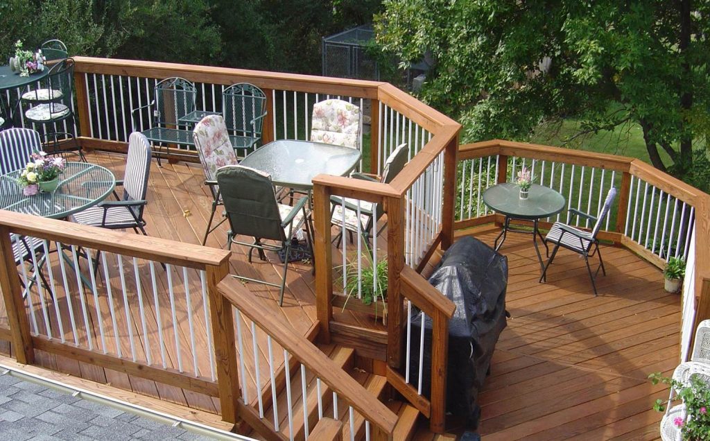stained-wood-deck, Deck maintenance, deck, custom deck, deck repair, deck replace, deck replacement