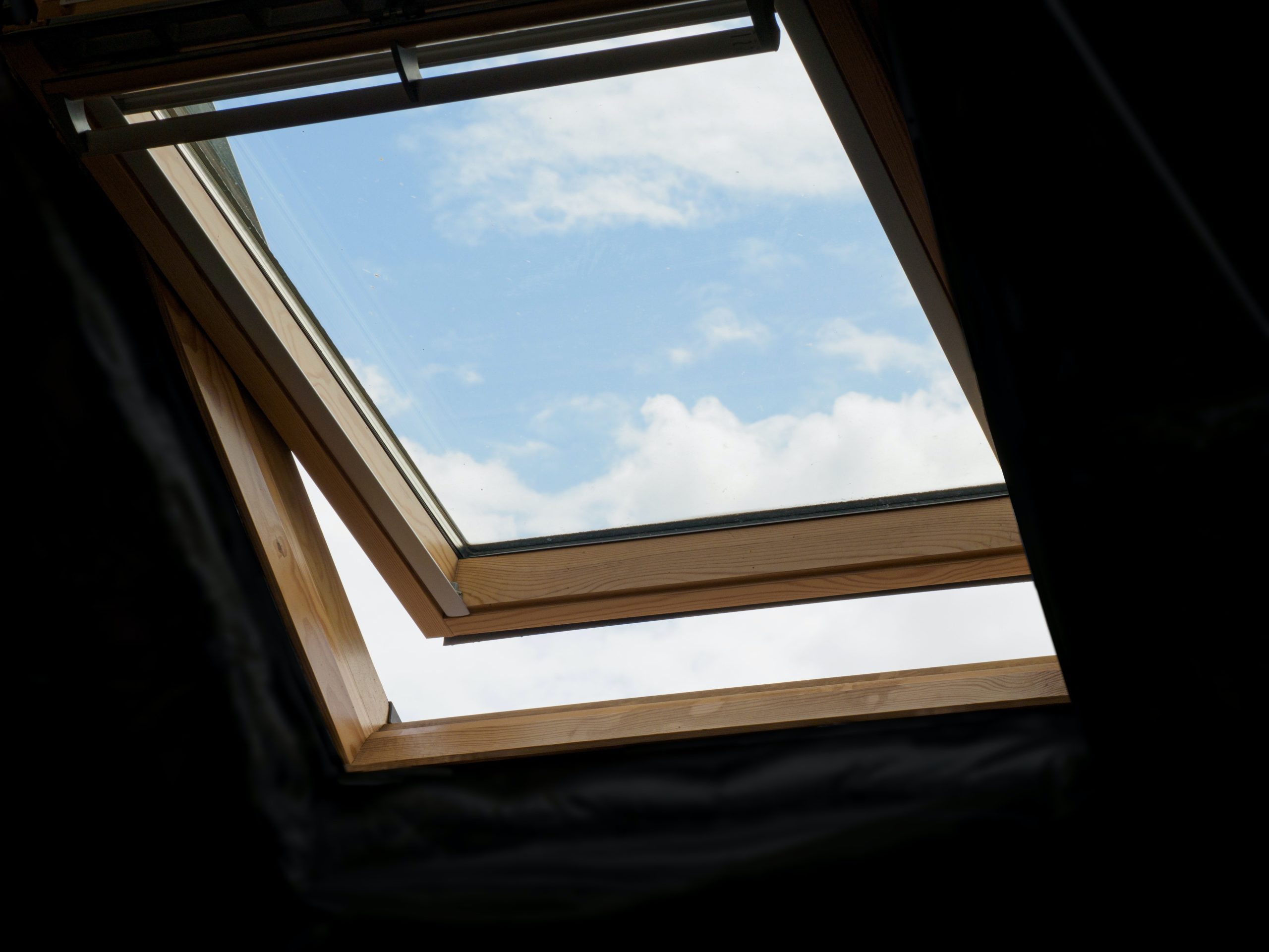 Kitchen View, skylight, skylights, home skylight, skylight install, skylight installation