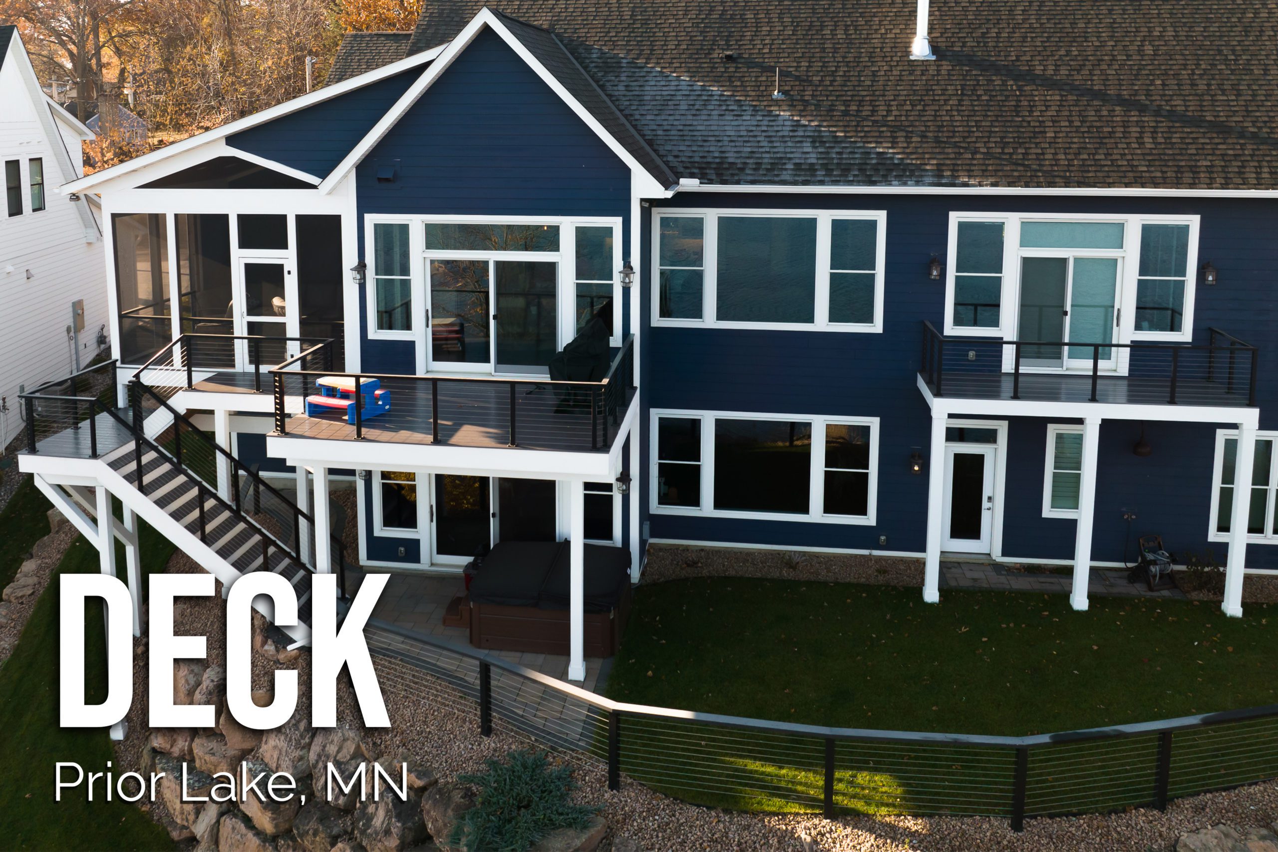 Deck Rebuild, Lake house, Minnesota deck build